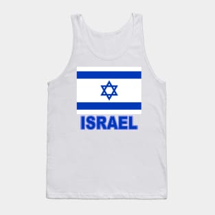 The Pride of Israel - Israeli Flag Design Tank Top